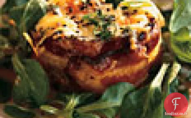 Uova avvolte con pancetta e Polenta