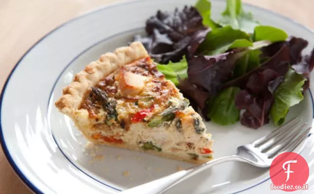 Tacchino e Quiche di verdure arrosto