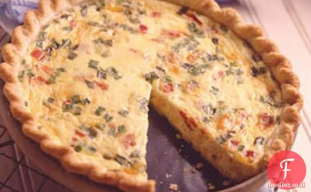 Quiche di pollo e mais del New England