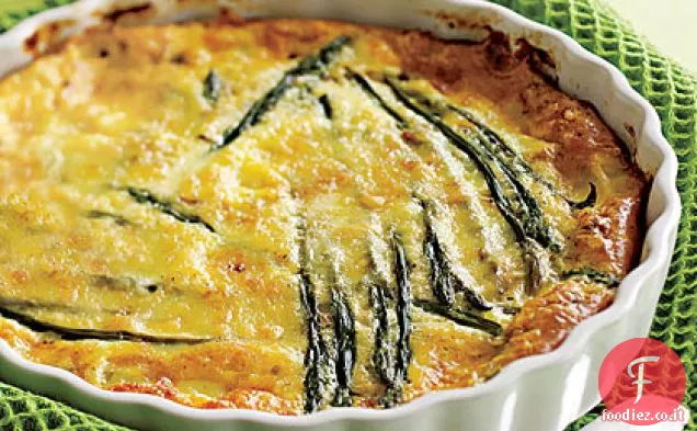 Frittata di asparagi al forno