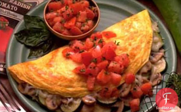 Frittata alla griglia del giardino