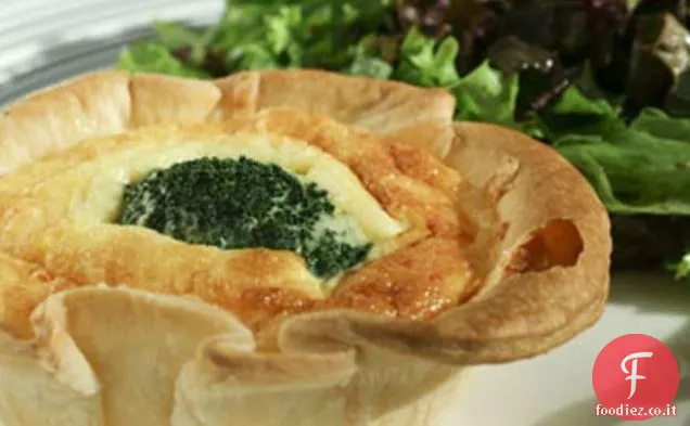 Broccoli e Cheddar Quiche