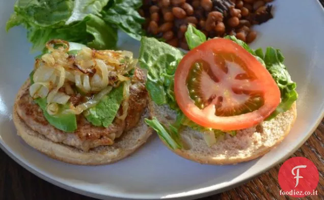 Gustosi hamburger di tacchino