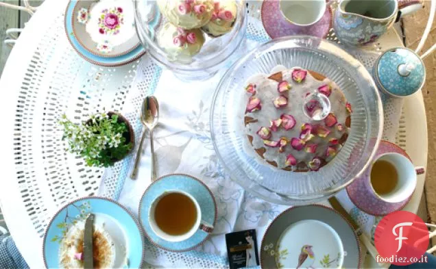 Matrimonio reale miscela di bianco Earl Grey & Rose Victoria spugna