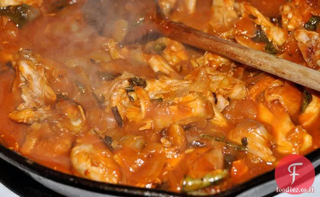 Pollo di Adarsh 65 Curry