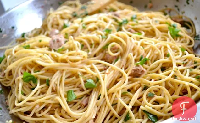 Pasta al tonno e peperoncino