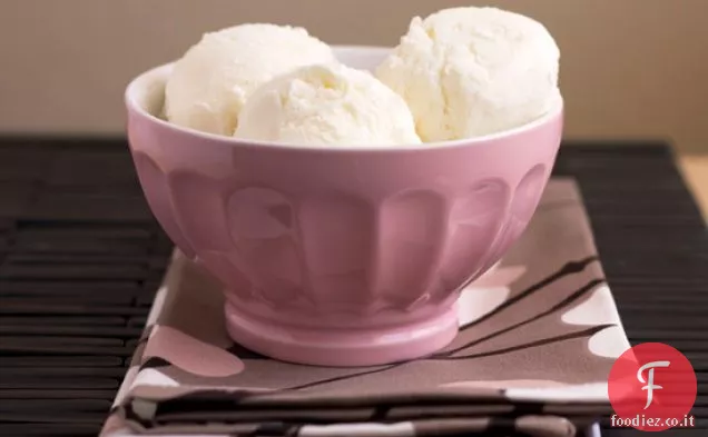 Gelato alla vaniglia facile