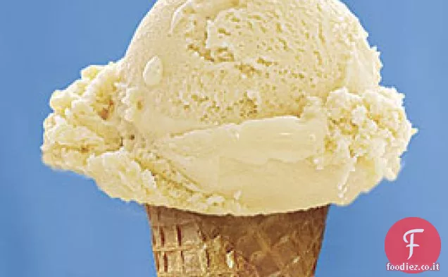Gelato alla vaniglia alla lavanda