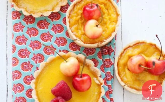 Crostata di latte di capra e miele