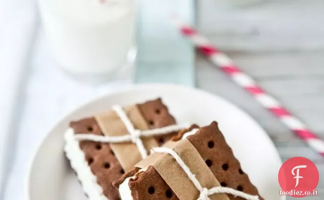 Panini gelato alla vaniglia