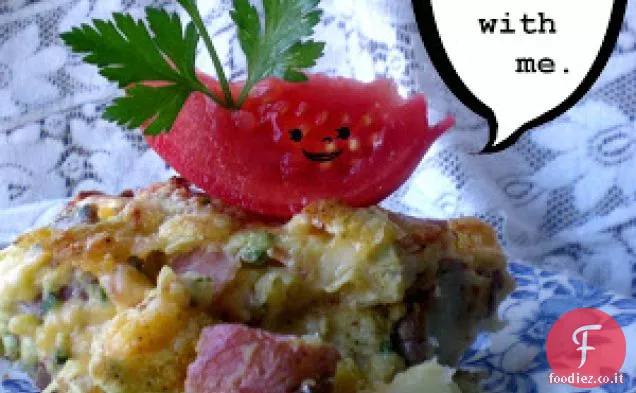 Sabato mattina Purty Torta di patate