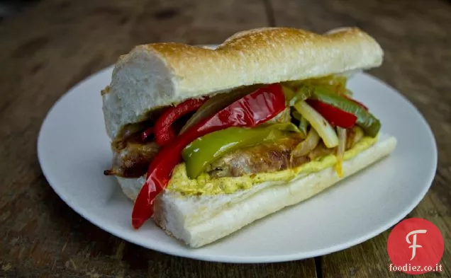 Salsiccia e pepe Eroe ricetta