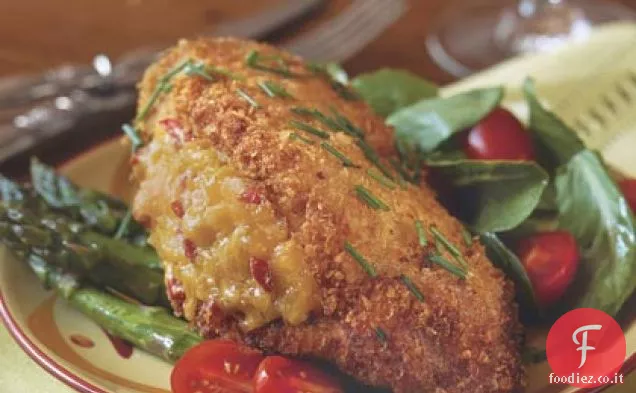 Formaggio Pimiento-Pollo fritto ripieno