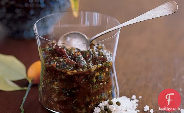 Kumquat, pepe verde e pasta all'aglio