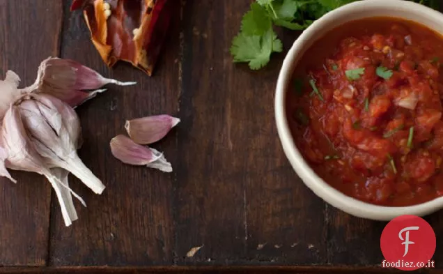 Quarto di luglio arrosto Salsa di pomodoro Ricetta