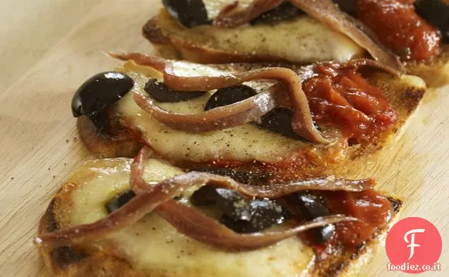 Bruschette di Acciughe e Olive