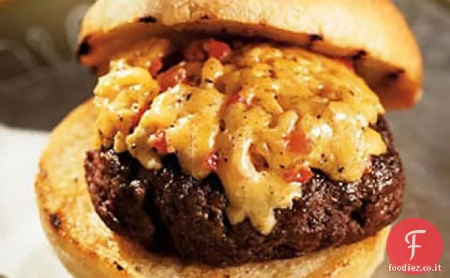 Formaggio Pimento-Hamburger dorato