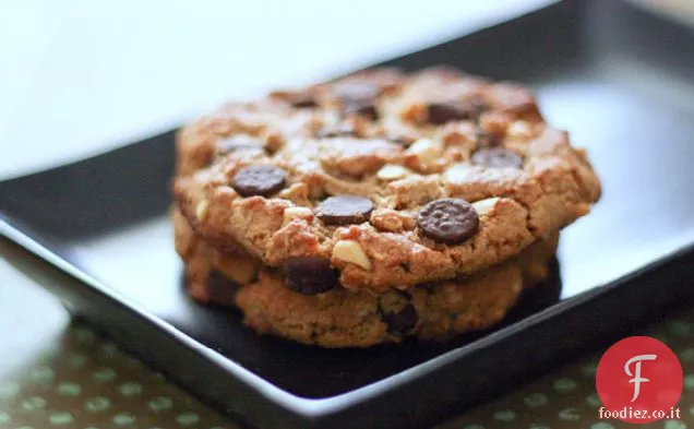 Biscotti di farina d'avena con gocce di cioccolato