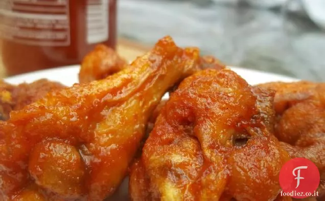 Sriracha-ricetta ali di miele