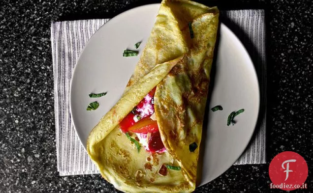 Crepes di Prugne con Ricotta e Miele