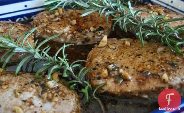 Medaglioni di maiale con Glassa Balsamico-miele