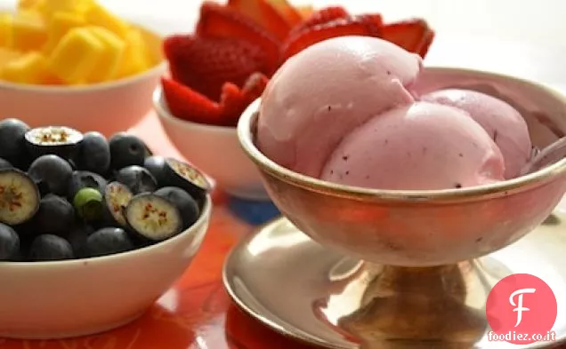 Yogurt gelato fruttato