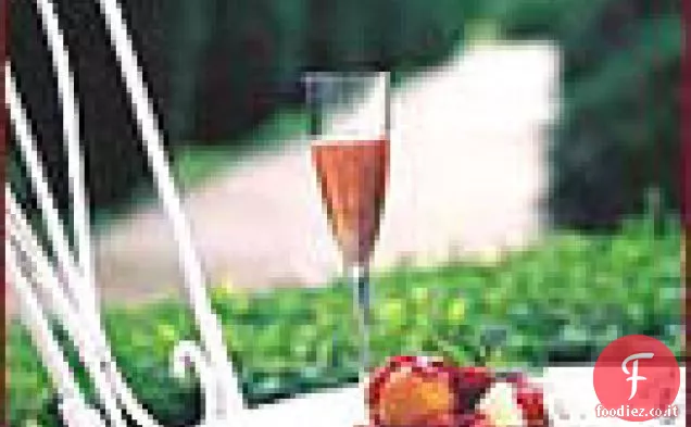 Pesche Caramellate con Miele e Lamponi