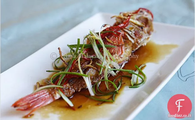 Pesce fritto con salsa di soia Ricetta