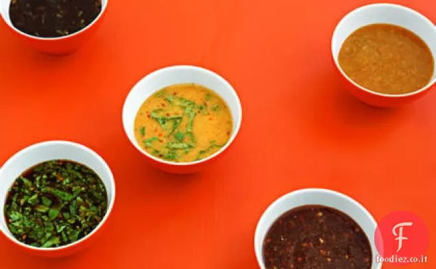 Salsa piccante e acida