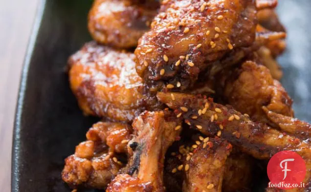 Pollo fritto coreano (yangnyeom Chikin)