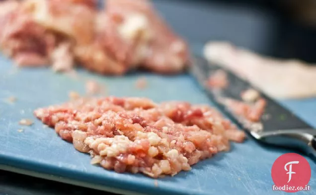 Pollo Tsukune (salsiccia di pollo giapponese)