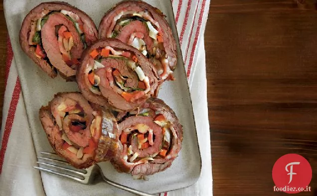 Ricetta bistecca al fianco arrotolato