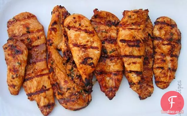 Ricetta asiatica di pollo alla griglia