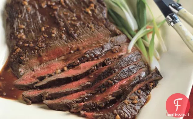 Bistecca di fianco in stile asiatico