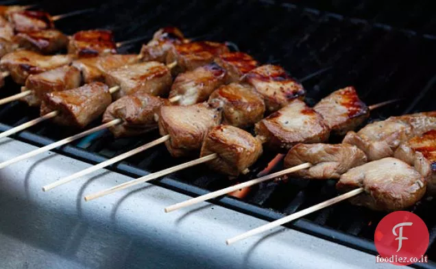 Spiedini di maiale barbecue filippino