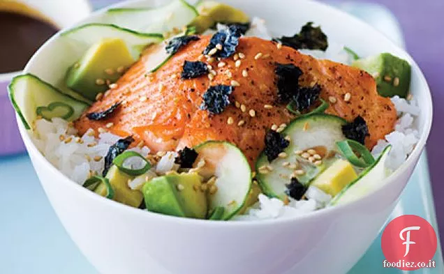 Chirashi di salmone semplice