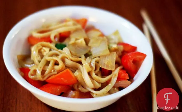 Tagliatella di Udon al curry Saltata in padella