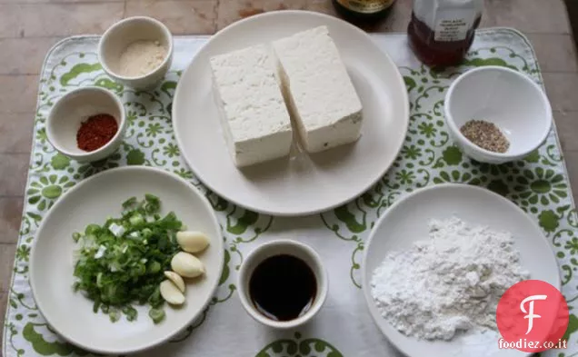 Tofu stagionato di soia (doobu Jorim)