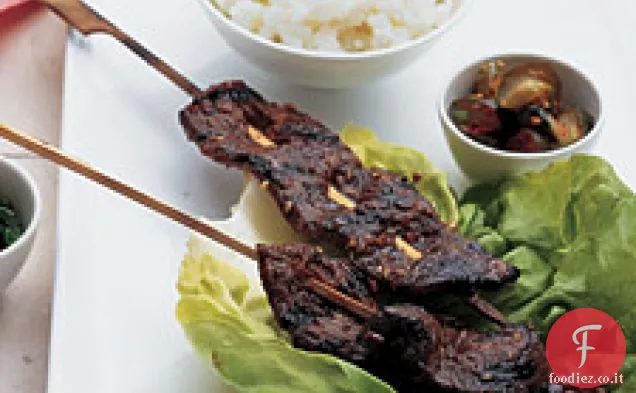 Kebab coreani a costine corte