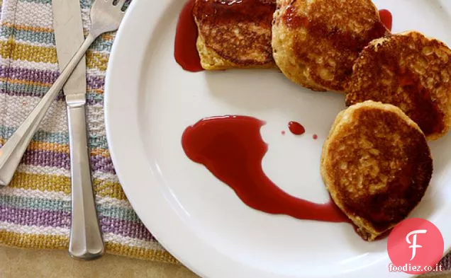 Frittelle di melassa di farina di mais