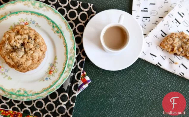 Biscotti di farina d'avena Noce Cacao pennino