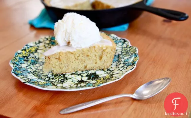 Torta colazione al limone farina di mais