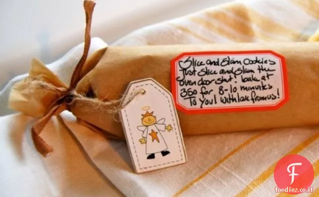 Pasta biscotto per un regalo di festa