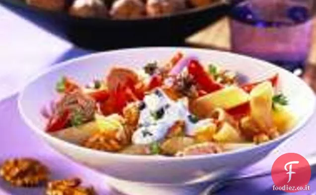 Insalata di pasta di tonno e noci