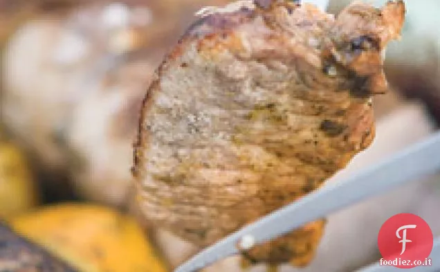 Arancia, cumino e coriandolo Lombo di maiale alla griglia