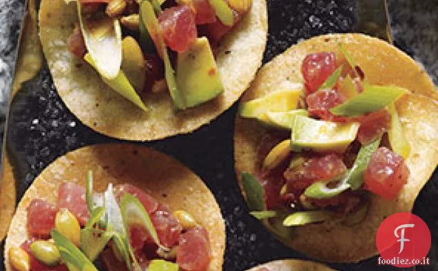 Tostadas di tonno messicano