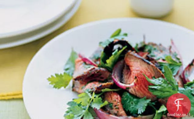 Insalata di controfiletto con Coriandolo