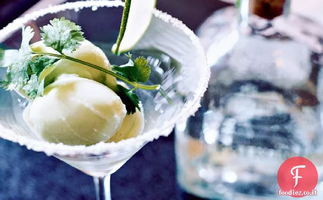 Sorbetto di Tequila e Coriandolo