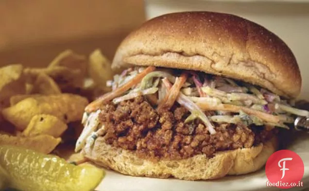 Sloppy José Panini con Coriandolo Slaw