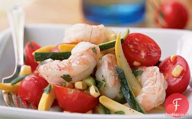 Estate Insalata di gamberetti con Coriandolo